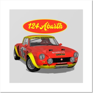 Abarth 124 2 Posters and Art